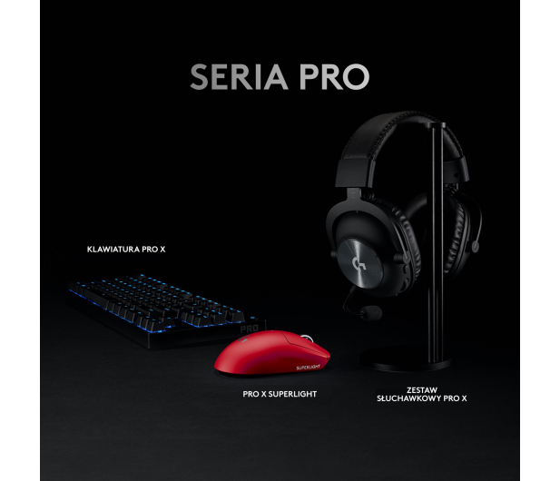 LOGITECH G Pro X Superlight 910-006784 czerwona - 1080188 - zdjęcie 13